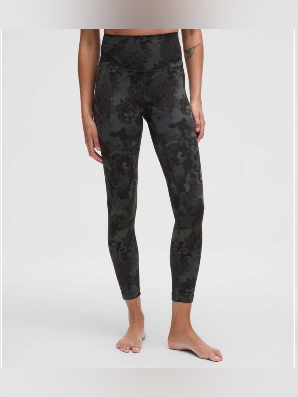 Lululemon Align High Rise Tight Pants 25" Women's Size 8 Hidden Heritage Lace